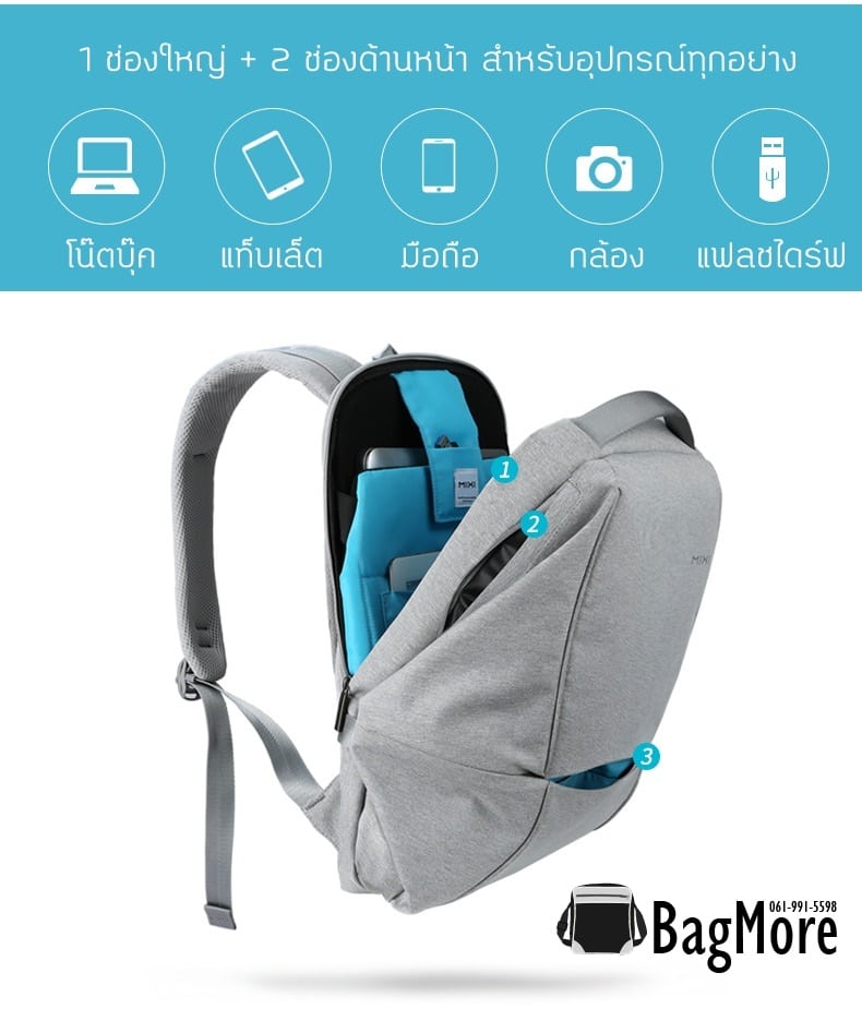 กระเป๋าโน๊ตบุ๊ครุ่น Orbit สำหรับหน้าจอ 13-15.6"